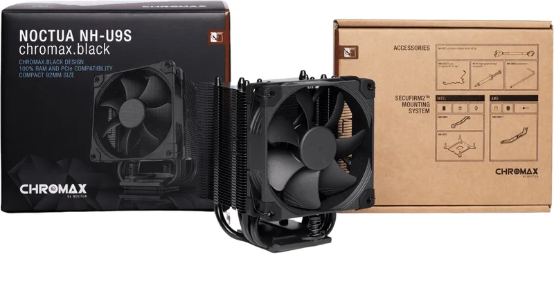 Noctua NH-U9S chromax.black CPU-kylare, 92 mm fläkt