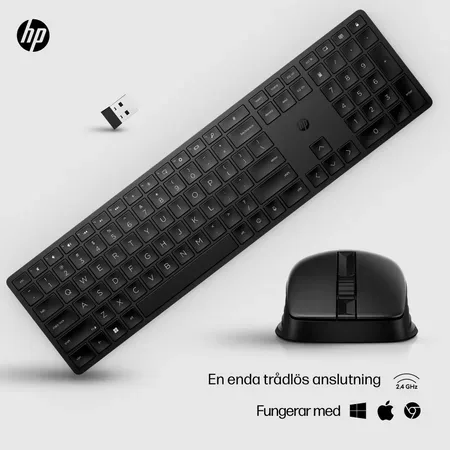 HP 650 trådlöst tangentbord och mus