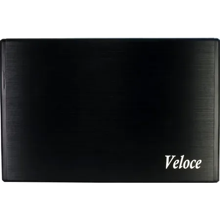 Inter-Tech Veloce GD-35612 förvaringslåda för 3,5-tums disk, svart