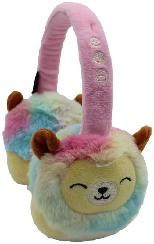 Squishmallows Plush trådlösa on-ear-hörlurar, Leonard