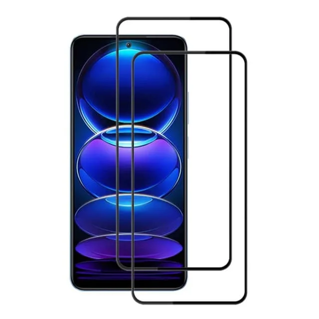 Xiaomi Redmi Note 12 Pro Amorus Heltäckande Härdat Glas 2-pack
