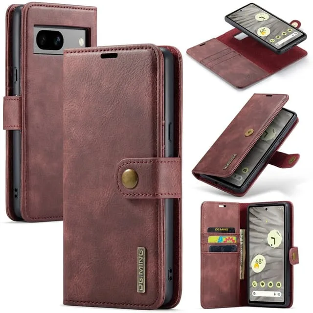 DG Ming Google Pixel 7a 2-i-1 Magnet Plånboksfodral