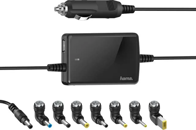 HAMA universell notebookladdare för bil (70W)