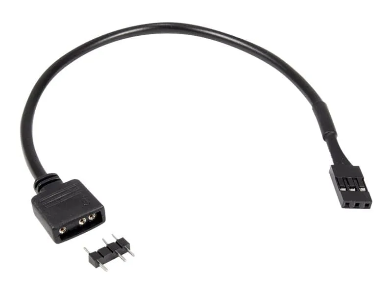 Inter-Tech RGB LED-adapter, 3-stifts RGB till VDG, 20 cm