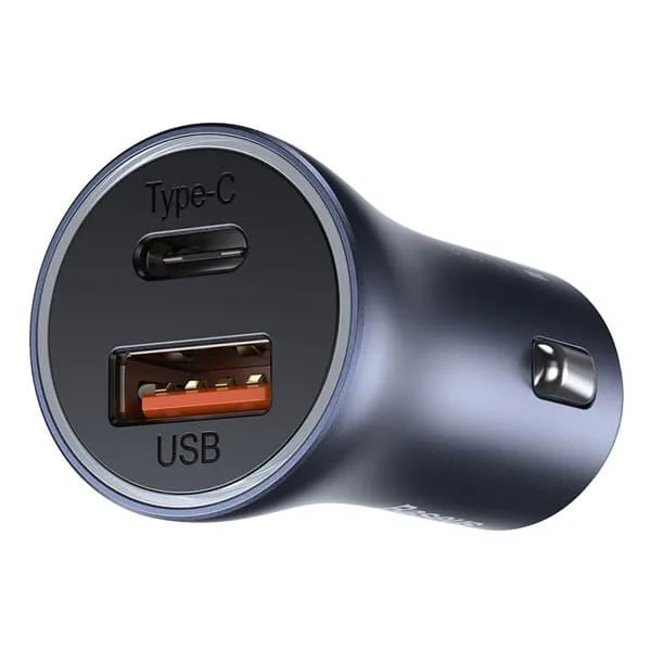 Baseus billaddare 1x USB 1x USB-C 40W