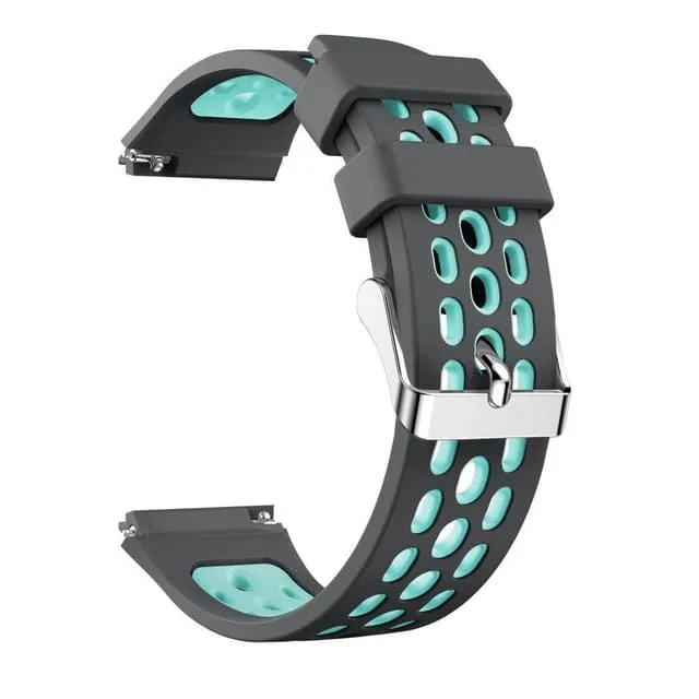 Dubbelfärg mjuk silikonarmband för Huawei Watch GT 2e