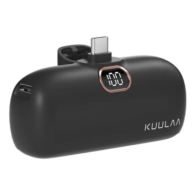 MTK KUULAA 18W 5000mAh bärbar telefonladdare USB-C