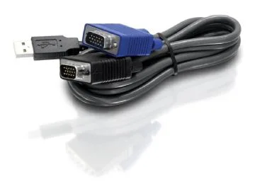 Kabel KVM Trendnet TK-CU15 Svart