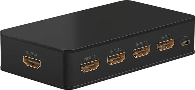 Goobay Manuell HDMI™-omkopplare 4 till 1 (4K 60 Hz)