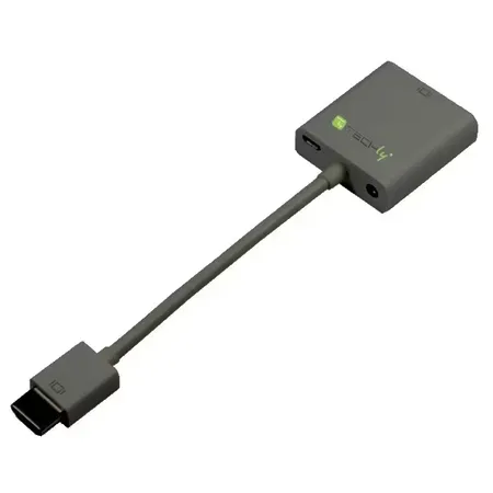 Techly IDATA-HDMI-VGA2AU HDMI till VGA-adapter 0,15 m