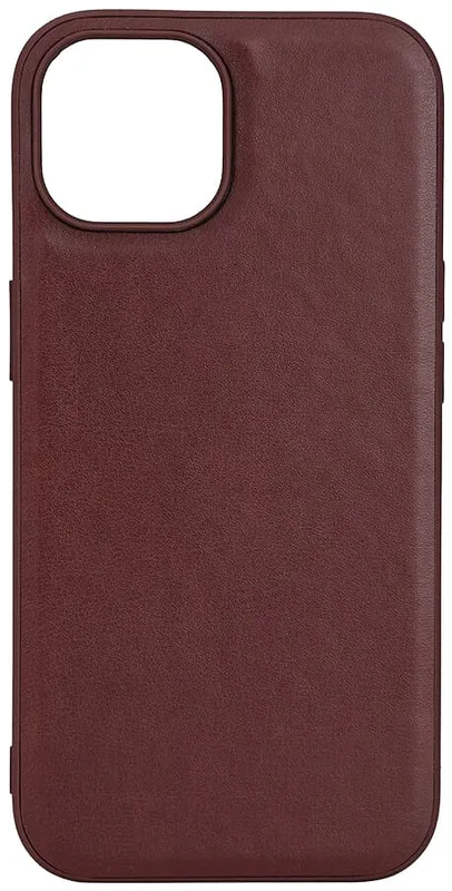 BUFFALO Back cover PU MagSeries iPhone 15 Brown