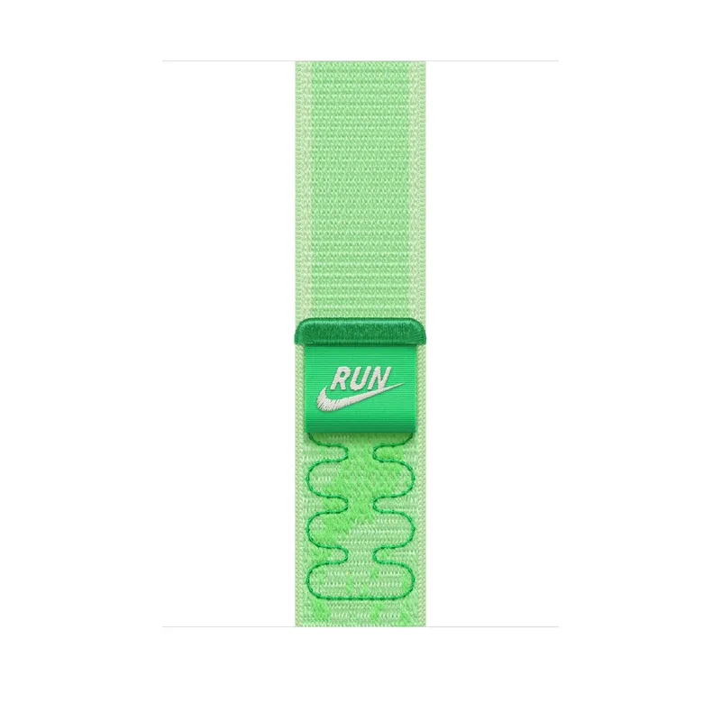 Apple Watch 46 mm Nike-sportloop, Green Spark