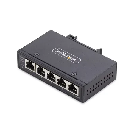 StarTech.com 5-portars ohanterad industriell Ethernet-switch, IP30