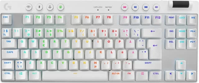 Logitech G PRO X TKL Lightspeed Tactile trådlöst tangentbord