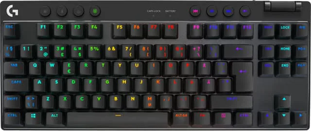 Logitech G PRO X TKL Lightspeed Linear trådlöst tangentbord