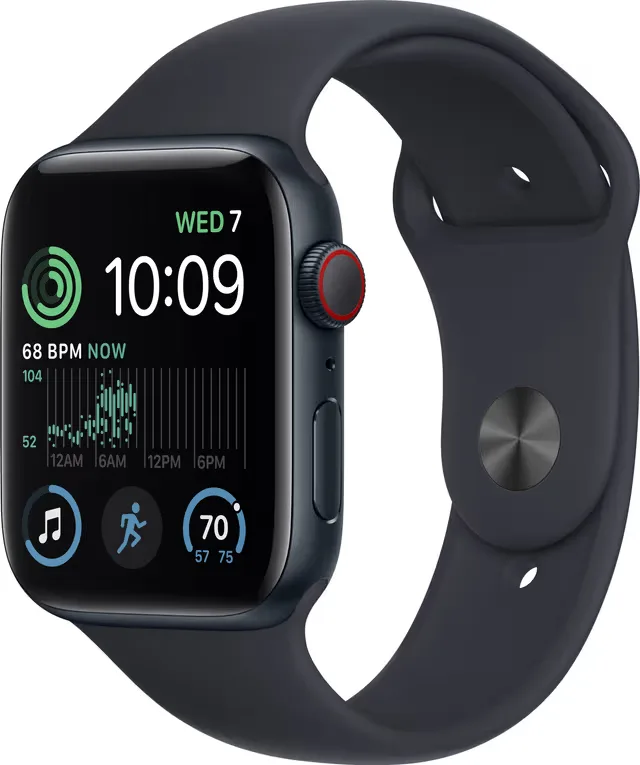 Apple Watch SE 2:a gen. 44 mm LTE, Midnight aluminium (Demo)