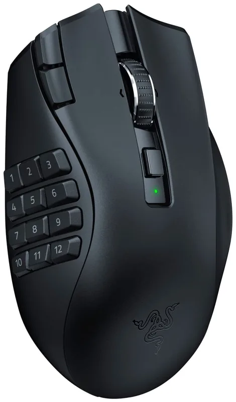 Razer - Naga V2 Hyperspeed - Wireless MMO Gaming Mouse - Black