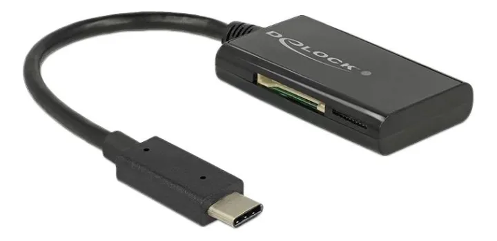 Delock USB 3.1 Gen 1 Card Reader USB Type-C male 4 Slots