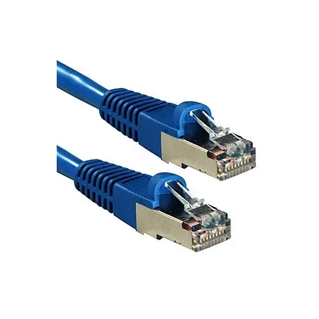 Lindy 47153 nätverkskabel Cat6a S/FTP, 10 m, blå