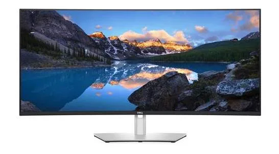 39.7" Dell UltraSharp U4021QW, Curved IPS 5120x2160, 5 ms, höjdjusterbar, 2xHDMI/DP/TB3/USB-C 90W, högtalare, USB-hub