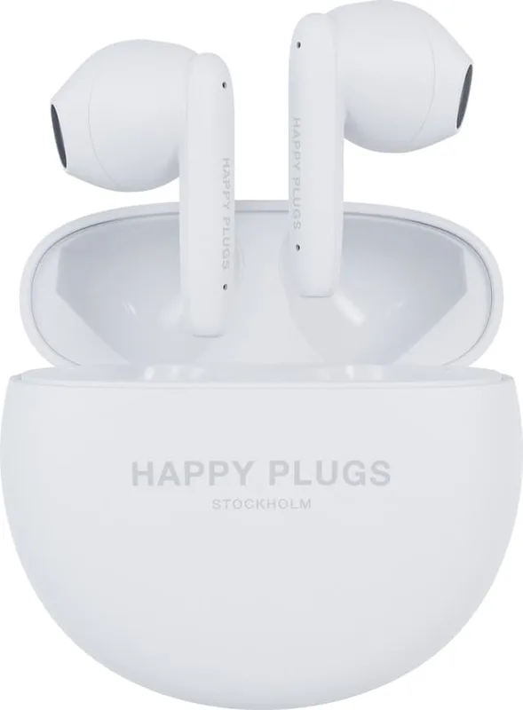 Happy Plugs Hörlur Joy Lite In-Ear TWS Vit