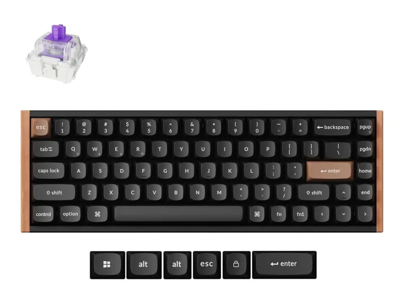 Keychron K6 HE trådlöst tangentbord, 65 %
