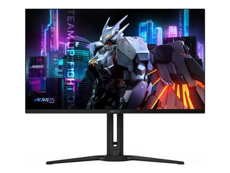 AORUS FO32U - OLED-monitor - spel - 32" (31.5" visbar) - 3840 x 2160 UHD @ 165 Hz - 1000 cd/m² - 1500000:1 - DisplayHDR 400 True Black - 0.03 ms - 2x