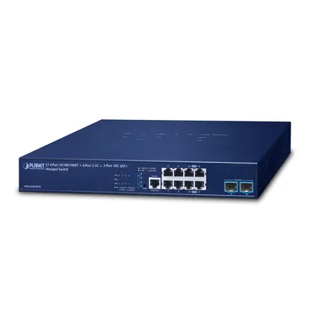 PLANET L3 4-portars 10/100/1000T + hanterad Gigabit Ethernet 1U