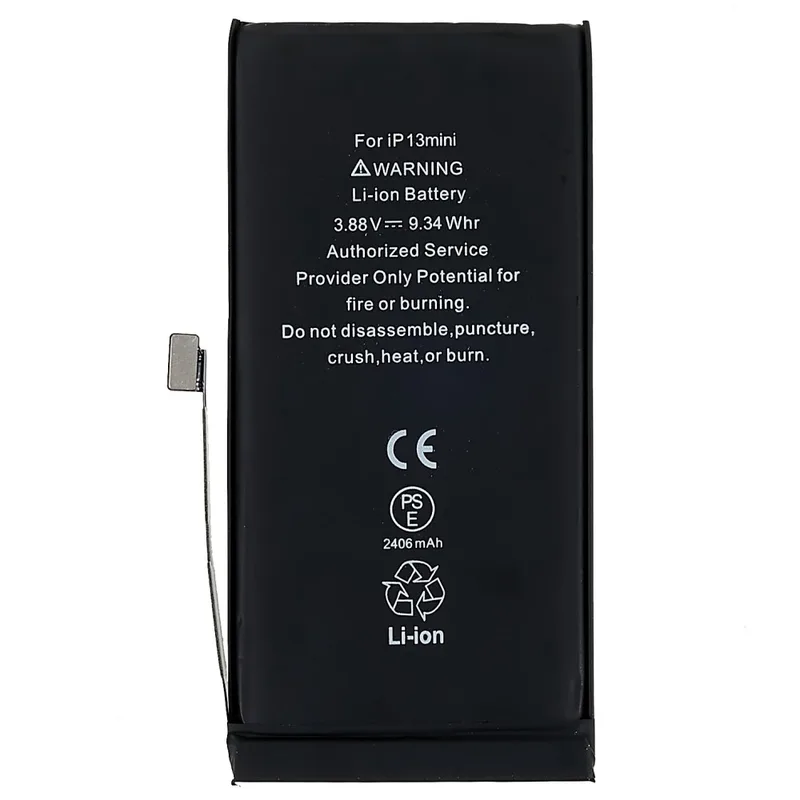 iPhone 13 Mini 3.88V 2406mAh uppladdningsbart Li