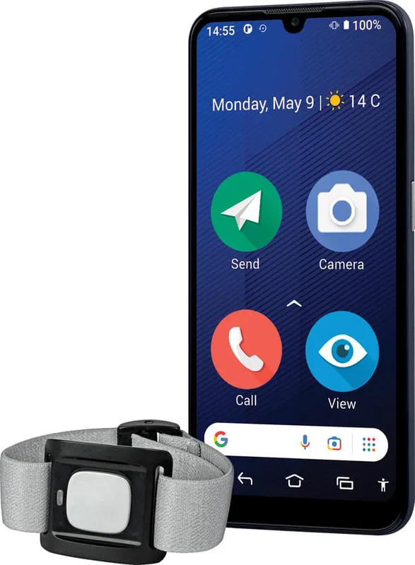 Doro 8210 4/64GB smartphone med Alarm Trigger