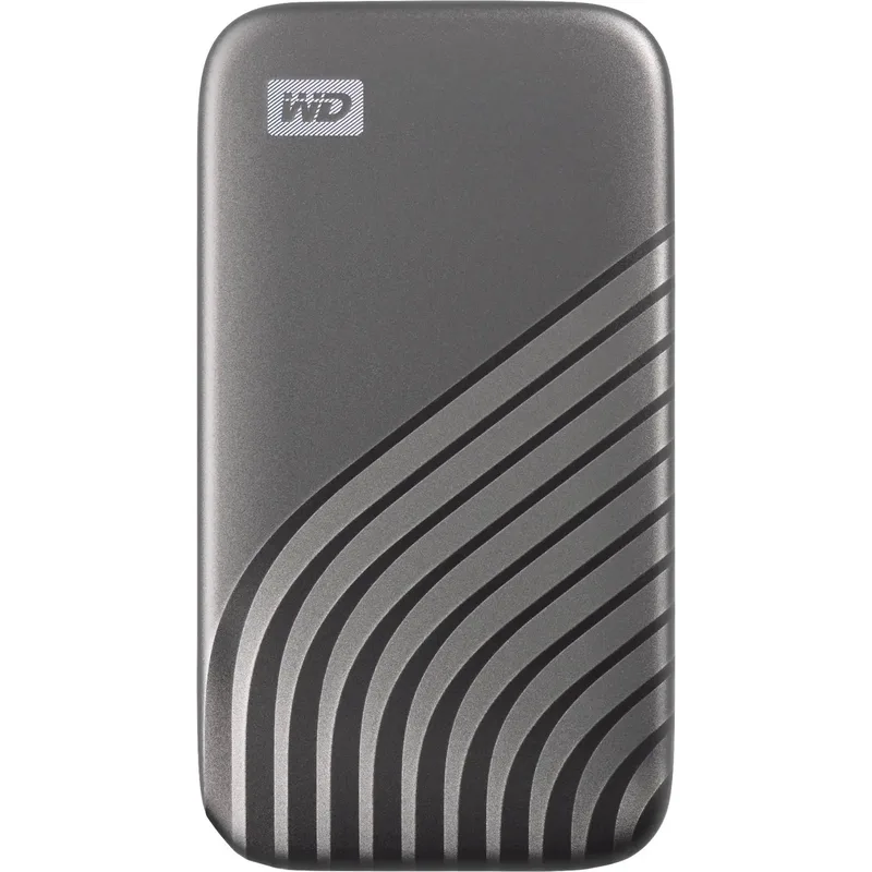 WD My Passport 500 GB Extern SSD-disk 2.5 USB-C® Grå WDBAGF5000AGY-WESN