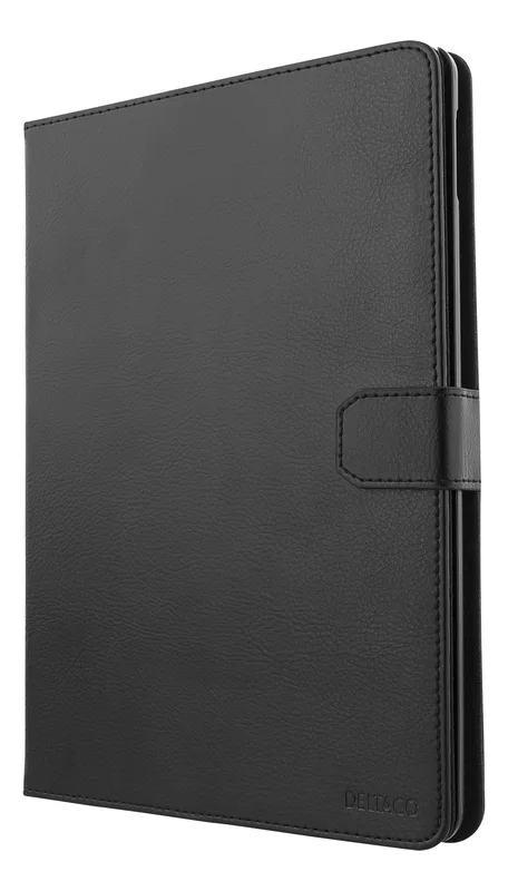 DELTACO fodral för iPad 10.2" (2020), veganläder, med stativfunktion