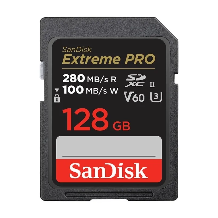 SanDisk Extreme Pro minneskort 128 GB UHS-II V60