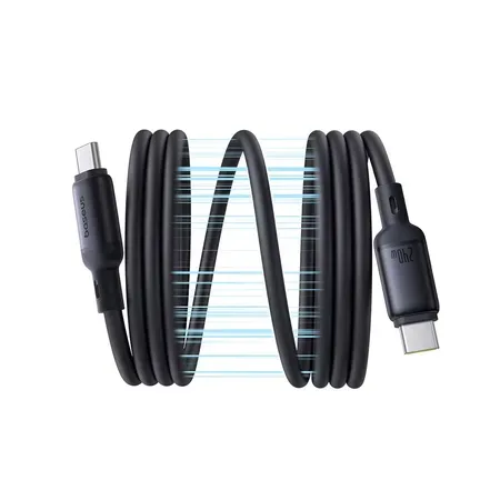 Baseus PicoGo USB-C-kabel, 1 m, svart
