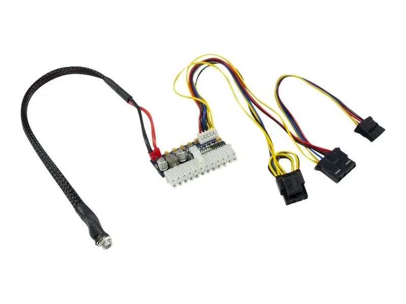 Inter-Tech - Strömkabel - power DC jack, 20-pin ATX till 4 pin intern effekt, SATA-ström, 4-stifts intern ström (12V)