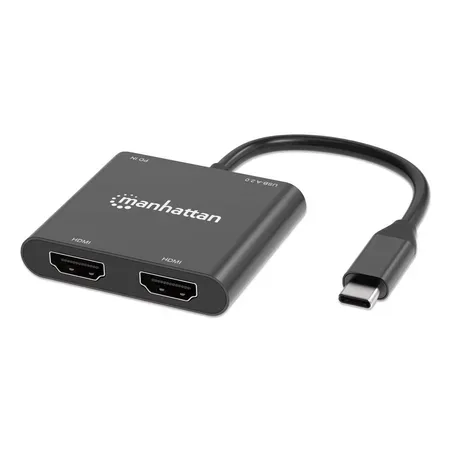 MANHATTAN USB-C PD till Dual-HDMI-monitoradapter