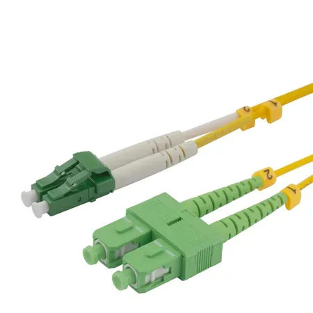 Deltaco LCSC-5-DAA InfiniBand- och fiberoptisk kabel 5 m 2x LC 2x SC gul