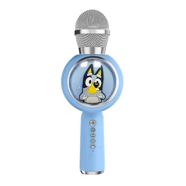 BLUEY Karaoke Mikrofon PopSing med LED
