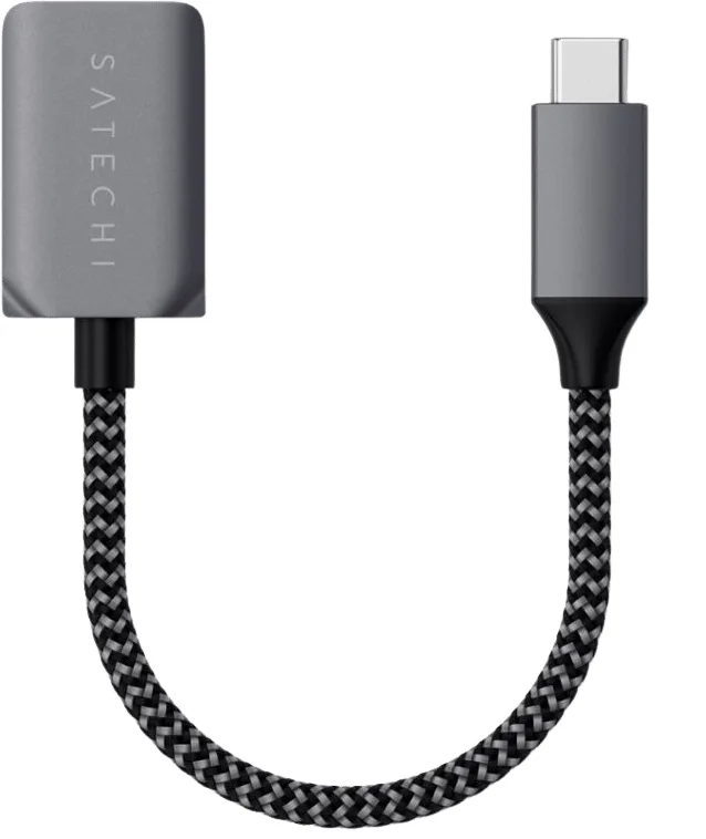 Satechi Adapter USB-C till USB-A Rymdgrå