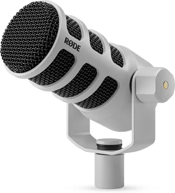 RØDE Mikrofon Podmic USB + XLR Vit