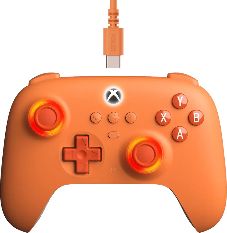 8BitDo Ultimate C trådbunden Xbox-handkontroll, orange