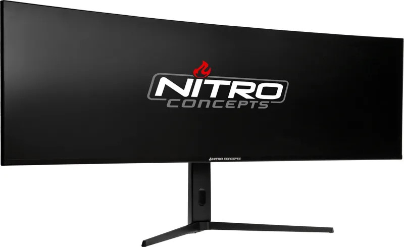 Nitro Concepts SM1 simracing-skärm, 49 tum, buktad