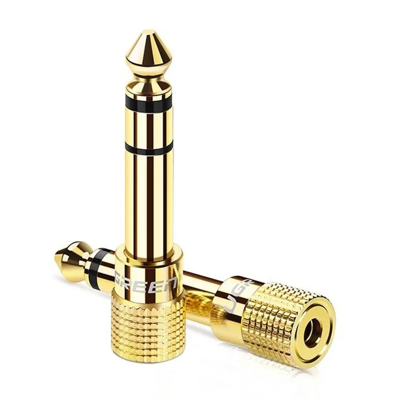 UGREEN 6,5 mm kontakt (hane) till 3,5 mm kontakt (hona) Adapter