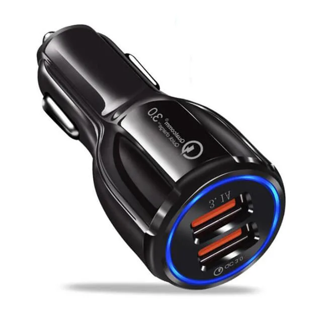 Cadorabo Biladdare 2-Port Dual USB Charging Adapter