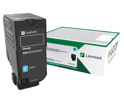 Lexmark - cyan - original - tonerkassett