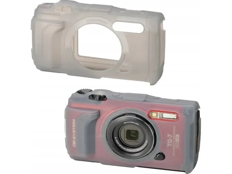 Olympus OM SYSTEM CSCH-128 silikonfodral för TOUGH TG-7