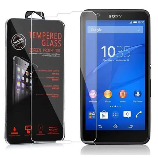 Cadorabo Sony Xperia E4G Skyddsglas Skyddsfilm Skärmskydd