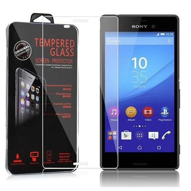 Cadorabo Sony Xperia M4 AQUA Skyddsglas Skyddsfilm