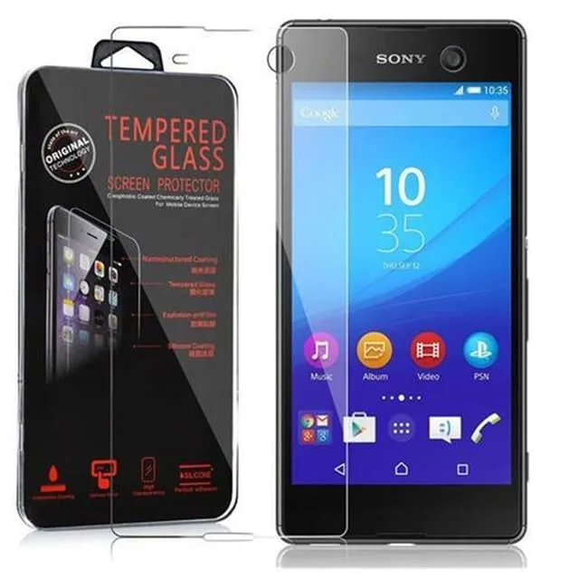 Cadorabo Sony Xperia M5 Skyddsglas Skyddsfilm Skärmskydd