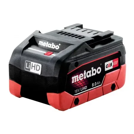 Metabo 625369000 sladdlöst batteri och laddare, 18 V 8 Ah